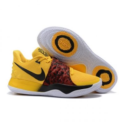 Nike Erkek Kyrie Low Sarı / Siyah / Kırmızı Basketbol Ayakkabısı Türkiye - R1U4OLZY